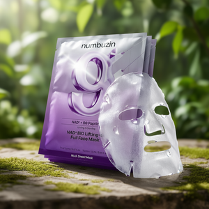 Mascarilla Facial Numbuzin No.9 con NAD+ Bio Lifting, Tratamiento Reafirmante Antienvejecimiento para Suavizar Arrugas y Revitalizar la Piel - Product Image 3