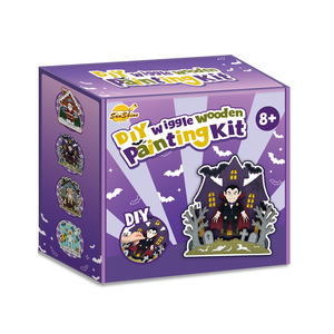 Set <span class=keywords><strong>de</strong></span> Manualidades <span class=keywords><strong>de</strong></span> Madera y Pintura para Casa Embrujada <span class=keywords><strong>de</strong></span> <span class=keywords><strong>Halloween</strong></span>, Decoración para Fiesta Temática <span class=keywords><strong>de</strong></span> <span class=keywords><strong>Vampiros</strong></span>, Regalo - Product Image 2