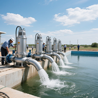Moteur de pompe submersible à aimant permanent avec surveillance à distance intelligente pour système d'irrigation agricole et d'alimentation en eau