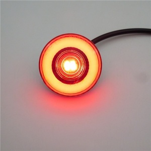 Feu arrière de moto, feu arrière LED modifié pour scooter électrique, feu arrière rond de moto, feu stop LED monoculaire - Product Image 6