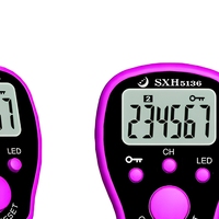 Compteur numérique électronique SXH5136, mini compteur à doigt, cinq canaux