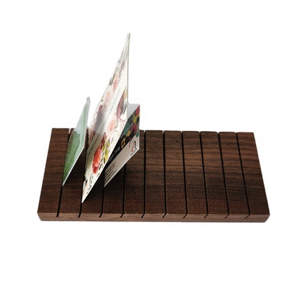 Деревянный держатель для карт, меню, открыток, фотографий, демонстрационная подставка для стола