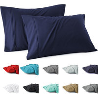 Housse de coussin rectangulaire, couleur unie, options multicolores, commandes personnalisées bienvenues, réductions en gros disponibles