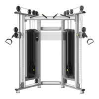 Station de musculation murale avec système de poulies réglable pour la maison – Équipement de fitness et machine d'entraînement fonctionnel