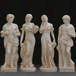 Ensemble de statues de <span class=keywords><strong>déesses</strong></span> <span class=keywords><strong>et</strong></span> de <span class=keywords><strong>dieux</strong></span> grecs classiques, sculpture de jardin en fibre de verre pour la décoration de villa - Product Image 1