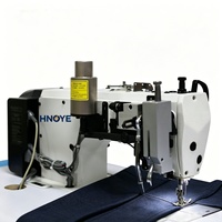Machine à coudre plate à une aiguille avec coupe-fil et engrenage pour denim et toile, haute vitesse, en acier inoxydable