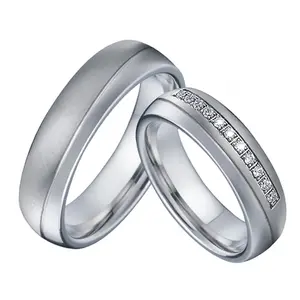 Anéis de casamento personalizados, anéis de casamento para homens, prata 925, branco e dourado