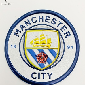 Custom Design Low Price PVC/Silicone Rubber <b>Patches</b> for Clothes Football Team - Product Image 2