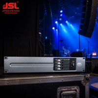 4 Kanallı D Sınıfı Güç Amplifikatörü 4x1000W 4x1500W 2x3000W 2U Profesyonel Ses Amplifikatörü Susturma 1000 SNR 109dB Canlı Ses için