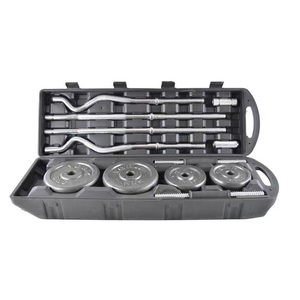 Vente en gros d'haltères réglables pour salle de sport, poids <span class=keywords><strong>10kg</strong></span> 15kg 20kg 30kg 50kg 55kg 58kg, ensemble d'haltères haltères en fer chromé - Product Image 2