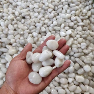 Piedras Decorativas Naturales de China, Altamente Pulimentadas, Color Blanco Nieve, para Jardín y Caminos, de 3-5 cm - Product Image 5