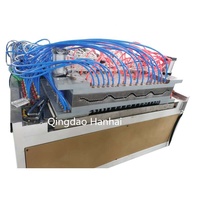 Máquina de Panel de pared de casa prefabricada, tablero de onda redonda, hoja de techo corrugado hueco de PVC, línea de producción, almacén