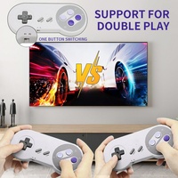 Consola de Juegos de TV 2.4G con Control Inalámbrico para Switch, Juegos Clásicos Retro, 1000-5000 Juegos, Tarjeta TF de 8GB, 2 Controles, Enchufe EU/US, Multi
