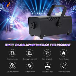 알루미늄 합금 500W 전기 무대 안개 기계 DMX2CH 유선 리모컨 RGB LED 스모그 웨딩 <span class=keywords><strong>DJ</strong></span> 파티 휴일용 - Product Image 3