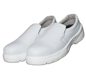 White Steel Toe PU Sole Cleanroom Steel Toe Cap Shoes For Engineers
