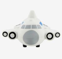 Jouet anti-stress en forme d'avion personnalisé pour cadeau promotionnel, logo d'entreprise imprimé, petit avion moelleux, jouets sensoriels