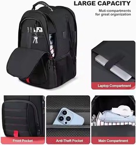Extra großer 50L Flug genehmigt Weitermachen für Männer Tages rucksack Großer Rucksack <span class=keywords><strong>TSA</strong></span>-zugelassene Geschäfts arbeit für 17-Zoll-<span class=keywords><strong>Laptop</strong></span>-Rucksack - Product Image 2