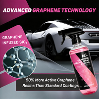 Cire en spray céramique nano graphène super hydrofuge anti-rayures résistante aux UV pour l'entretien des surfaces de véhicules, revêtement rapide, approvisionnement en vrac