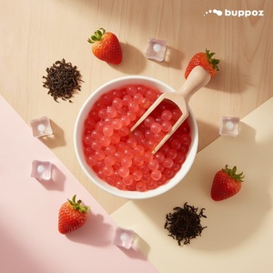 ไข่มุกสตรอว์เบอร์รีคุณภาพสูงจากไต้หวันสำหรับชงชาไข่มุก - Product Image 4