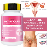 Power Factory Ovary Care Softgel Soutien de la Santé Ovarienne pour Femmes, Retard de la Ménopause et Soin de la Peau, Complément Alimentaire, 60 Gélules