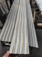 Panel Dinding PS Kustom Grosir Modern Tahan Air Peredam Suara Ramah Lingkungan Partisi Dekoratif untuk Komersial