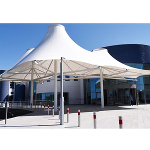 Cobertizo de Membrana Arquitectónica para Paisajismo, Toldo de Membrana Tensada de PVDF, Estructura de Acero para Paisajismo - Product Image 2