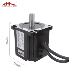 Kaihong torsi tinggi Nema 34 kecepatan rendah 3.6Nm 6A Set Hybrid Motor Stepper dengan Encoder Set untuk Cnc