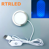 Kit d'éclairage LED pour imprimante 3D USB Bambu, kit d'éclairage LED pour imprimante 3D Bambu Lab, lampe LED 001, lumière ronde LED avec prise pour imprimante 3D