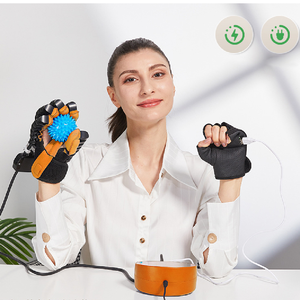 Venta al por mayor ejercicio guantes robóticos Hemiplejía dedo rehabilitación entrenador Robot portátil carrera <span class=keywords><strong>mano</strong></span> - Product Image 6