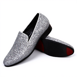 slim fit dress slacks Aston - Men's Driving Shoes - Grey Suede