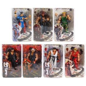 Figura de Acción de PVC de Ryu, Chun Li, Gouki y Guile de Street Fighter, Coleccionable de Anime, NECA - Product Image 2
