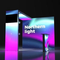 Linteau breveté sans outil modulaire écologique Seg Light Box affichage d'exposition Seg Lightbox salon professionnel cadre de stand d'exposition