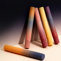 Stylos vides pour huile à cuticules de 1,5 g en gros, transparents, 1,5 ml, avec poussoir et brosse