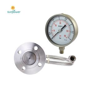 OEM Diafragma 316L Manómetro Acero inoxidable Aceite lleno de 0,6 M Illary - Product Image 5