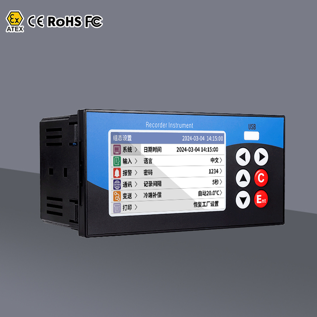 Paperless Recorder Temp Humidity Logger Paperless Recorder 4 Channel Temperature Data Logger and Relative Humidity Data Logger