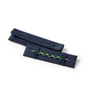 Bolsa de Microfibra Personalizada con Cierre de Botón a Presión, Estilo Sobre, Bolsa de Embalaje de Lujo para Reloj, Anillo, Collar - Product Image 4