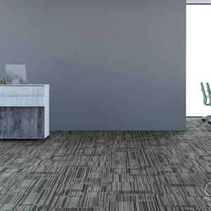 Nhà Máy Bán buôn 50x50cm 100% Polyester PVC văn phòng gạch Thảm nhiệm vụ nặng nề Modular chống thấm antifouling cho sử dụng thương mại - Product Image 6