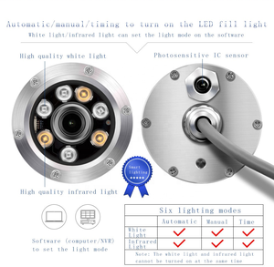 IP68 Protected <strong>Underwater</strong> Monitor <strong>Camera</strong>, Seawater Grade Stainless Steel Aquarium <strong>Camera</strong>, Fishing <strong>Underwater</strong> HD <strong>Camera</strong> - Product Image 2