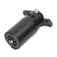 Prise de courant à lame RV 7 voies 6-24V US, neuve, accessoire de connecteur de remorque pour remorque RV 7 broches, prise de remorque 7 broches