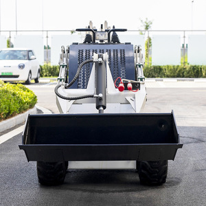 Chargeuse sur pneus S360 diesel 4x4 avec godet pour travaux routiers - Product Image 1