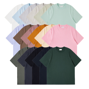 2025 Chất Lượng Cao 240gsm Thời Trang Dạo Phố Áo Thun Tùy Chỉnh Đồ Họa T Áo Sơ Mi Nam In Cá Nhân Đồng Bằng 100 Bông Áo Phông Đổ Hommes - Product Image 1