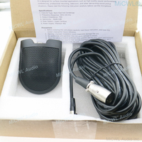Micrófono de Conferencia Hipercardioide BM-630 con Conexión XLR de 3 Pines, Alimentación Phantom y Cable de 6m