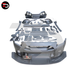 ชุดแต่งไวด์บอดี้สไตล์ <span class=keywords><strong>GTR</strong></span> R35 LB V2 สำหรับรถยนต์  ลดราคาพิเศษจากโรงงาน  ประกอบด้วยกันชน  บังโคลน  สปอยเลอร์ - Product Image 5