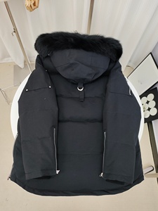 Tùy chỉnh người đàn ông áo khoác mùa đông <span class=keywords><strong>Fox</strong></span> lông Hoody máy bay ném bom xuống áo khoác - Product Image 6