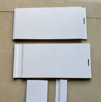 Contenu en PVC de haute qualité de 80% s avec panneau mural en PVC à bord vissé