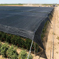 Filet d'ombrage en HDPE vierge à 100 % traité anti-UV à longue durée de vie pour les élevages de bovins et de moutons