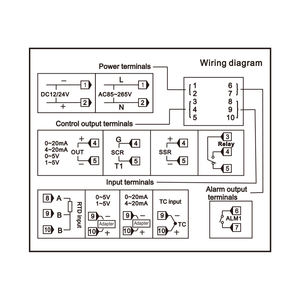 Controlador de Temperatura PID SINOTIMER MC100-24V, Termostato Digital, Regulador de Salida de 24V DC/AC, Sensor Termopar K, CE/RoHS - Product Image 6