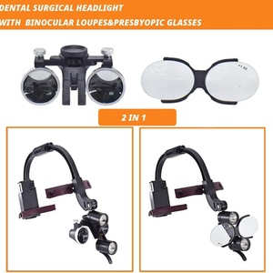 Lampe frontale LED dentaire multifonctionnelle Fencia YL-420 avec loupe grossissante 3,5X pour chirurgie, binoculaire, Classe II CE - Product Image 3