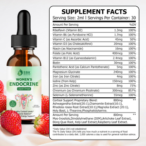 Gotas Líquidas Endocrinas para Mujeres con Riboflavina, Directo de Fábrica, la Salud Comienza con un Equilibrio Hormonal - Product Image 2
