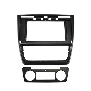 Kit de modification de tableau de bord pour autoradio Android 10,1 pouces <span class=keywords><strong>Skoda</strong></span> <span class=keywords><strong>Yeti</strong></span> 2014 avec cadre simple en ABS - Product Image 1